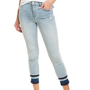 J Brand Alana crop jeans in remnant light wash size 28